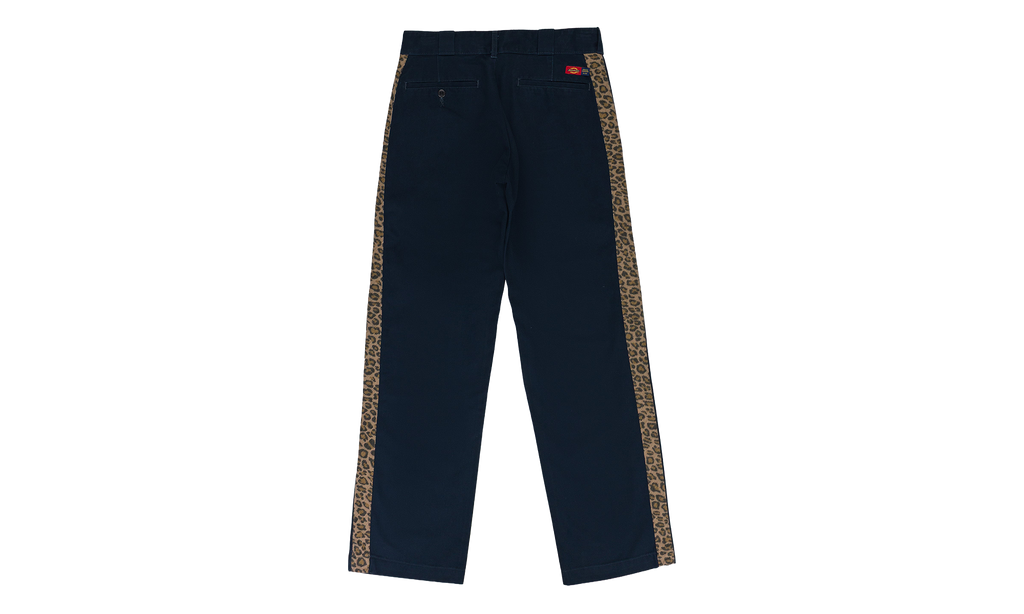 CONTRAST LEOPARD SIDE STRIPE PANTS "Dickies - Navy" DOC UBTM 0004