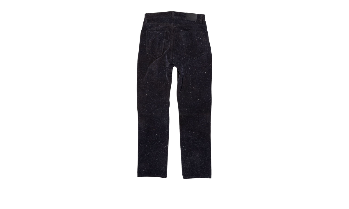 LEATHER RELAXED FIT PANT "Black" P011 LBGP423