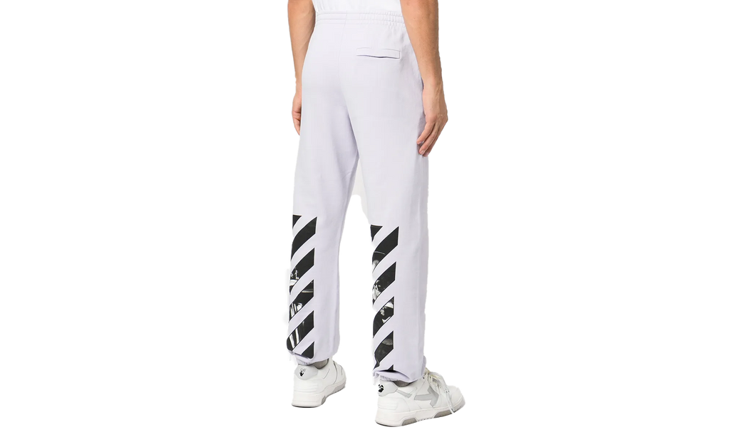 Caravag Diag Slim Sweatpant "White" OMCH029F22FLE0043610