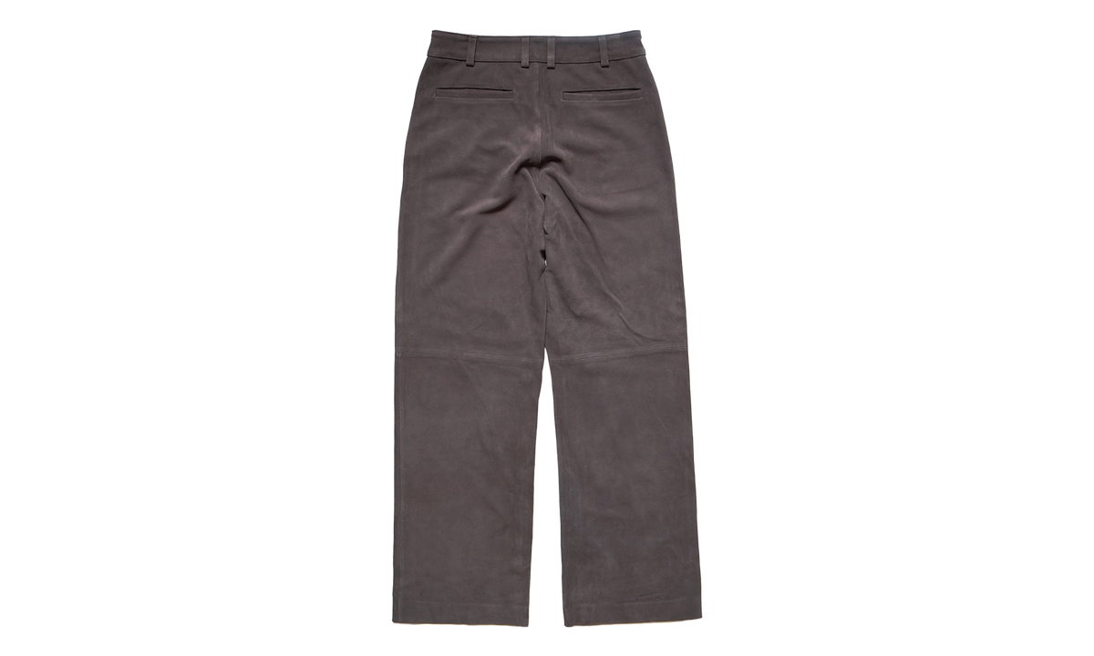 Leather Straight Leg Pants "Loden" ESUS2513007LO