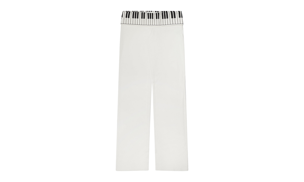 Piano Key Lounge Pants "White" PRAY242170