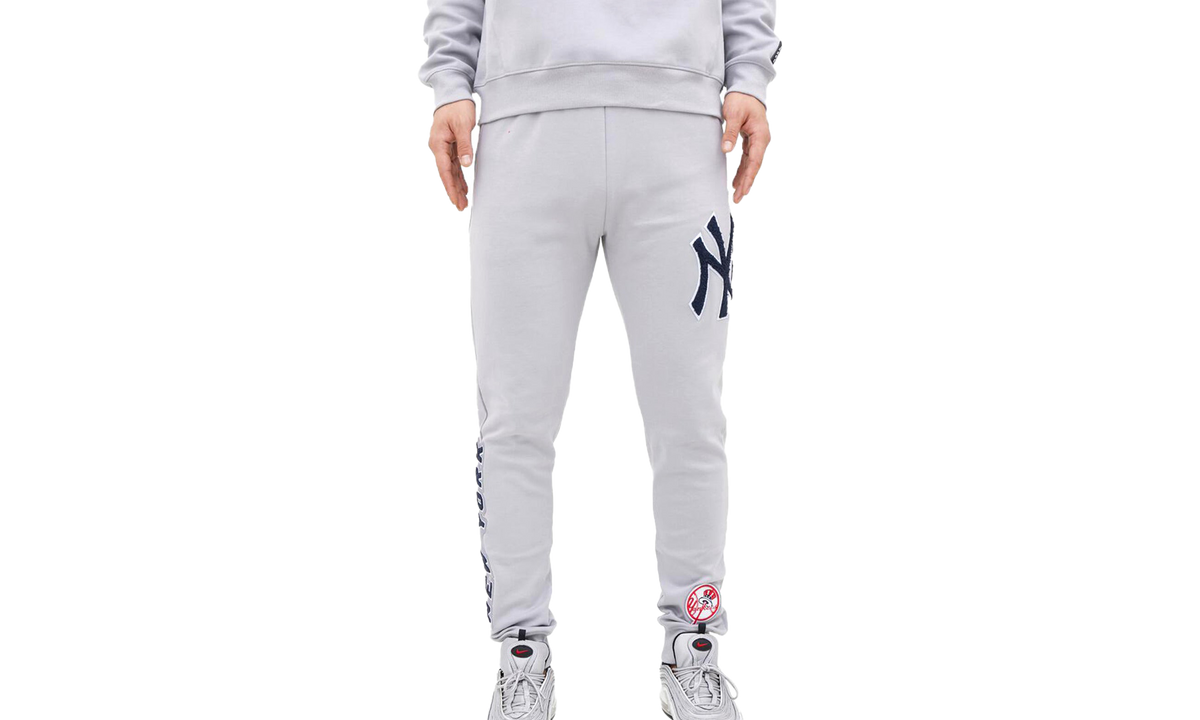 MLB New York Yankees Logo Joggers Sweatpants "Grey" LNY431153 GRY
