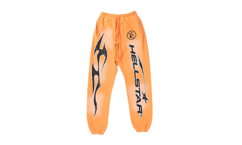 Closed Elastic Bottom Sweatpants "Fire Orange" HSR086