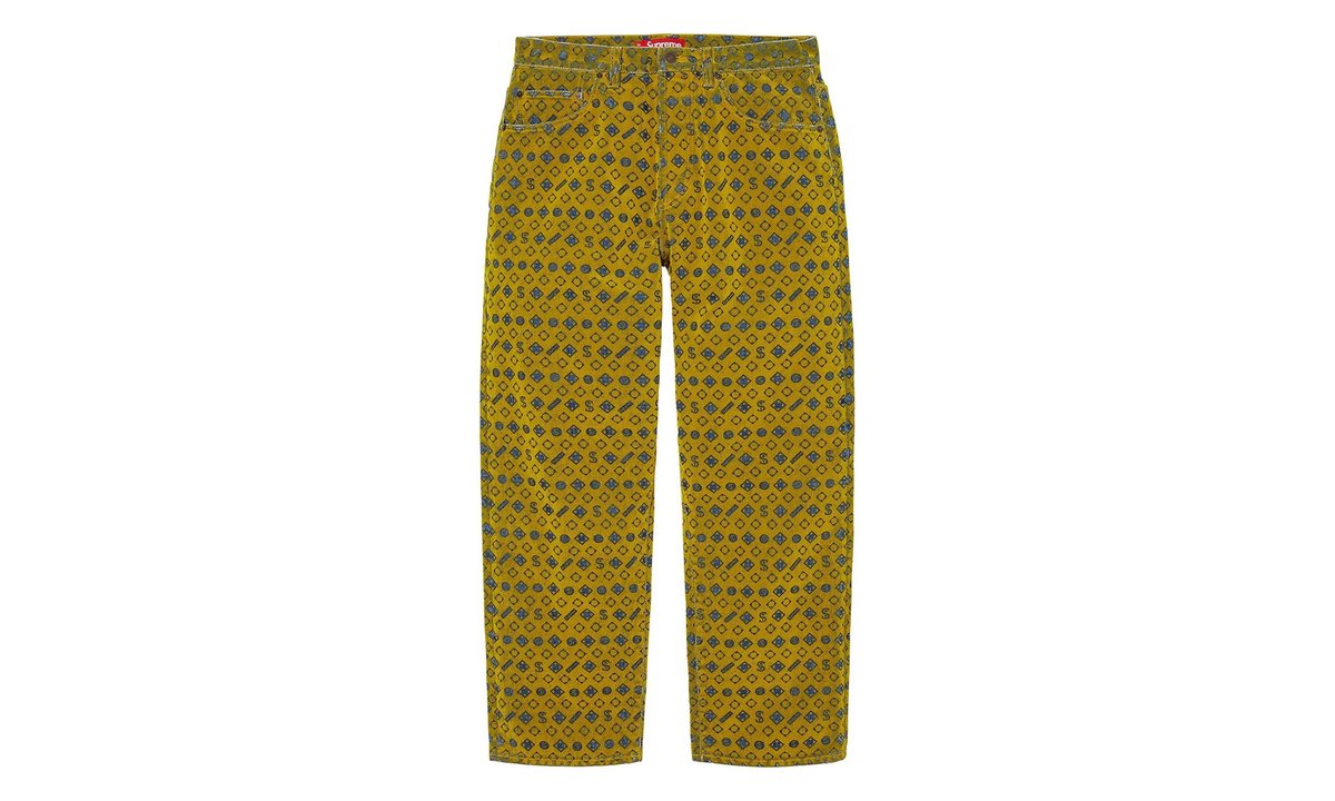 CHAIN STITCH DRESS PANTS "MULTICOLOR" SU26012