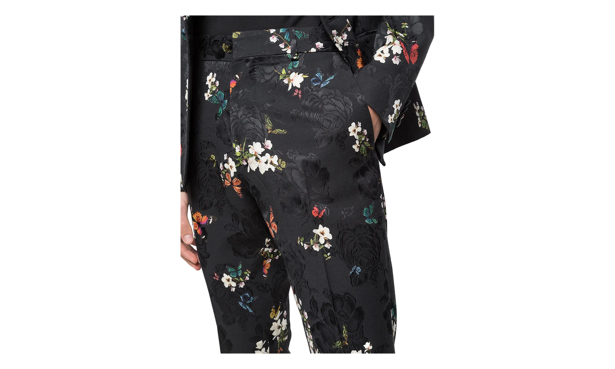 Butterfly Jacquard Pants "Black" Y0M09166JA BLK