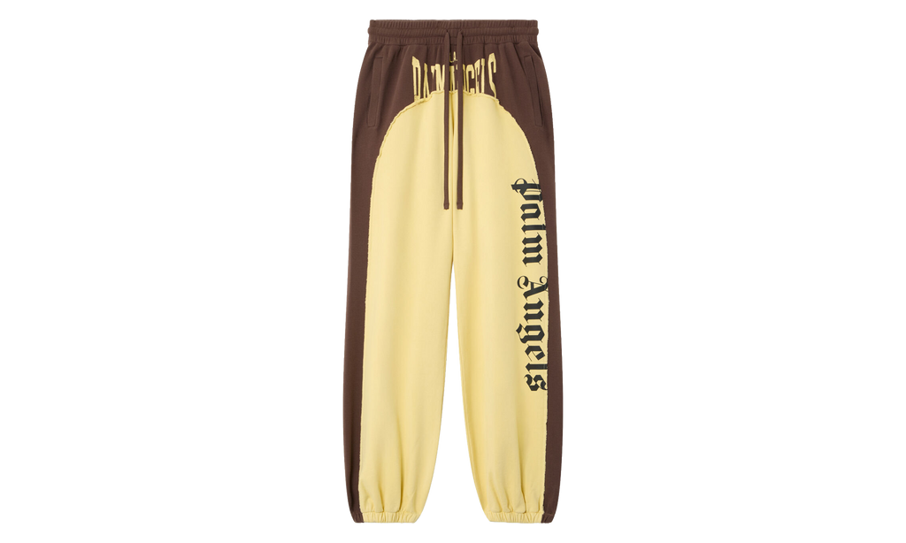 Vintage Logo Loose Sweatpants "Brown / Light Yellow" PAMCH003FL001 6019