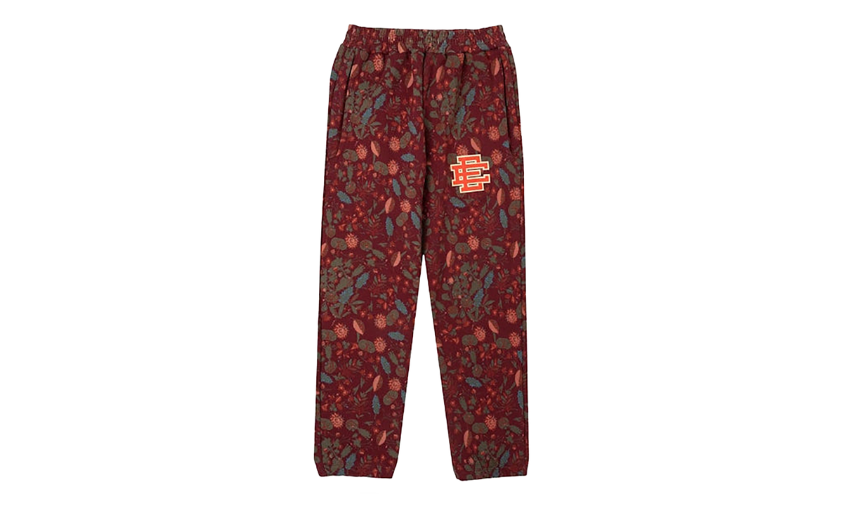 EE AOP Sweatpants "FW22 - Maroon Floral" EE535