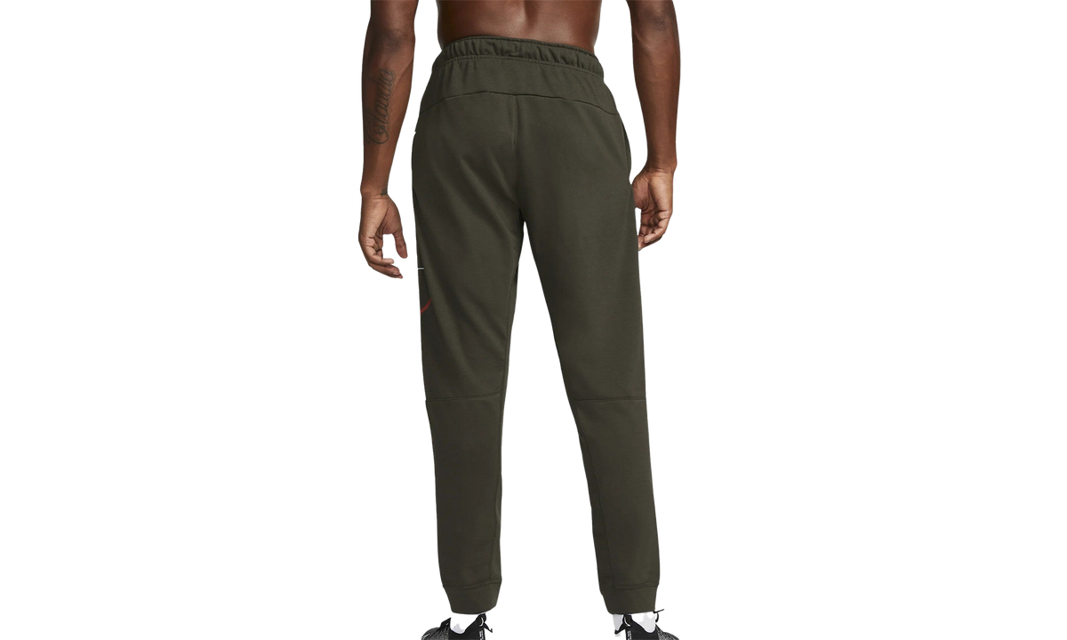 Dri-fit Men's Fleece TapeRunning Pants "Sequoia/Picante Red" DQ6614 355
