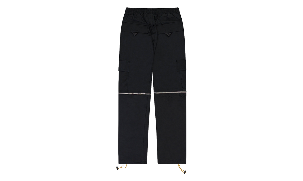 Half Zip Cargo Pants "Black" RHD-MBTM-0237