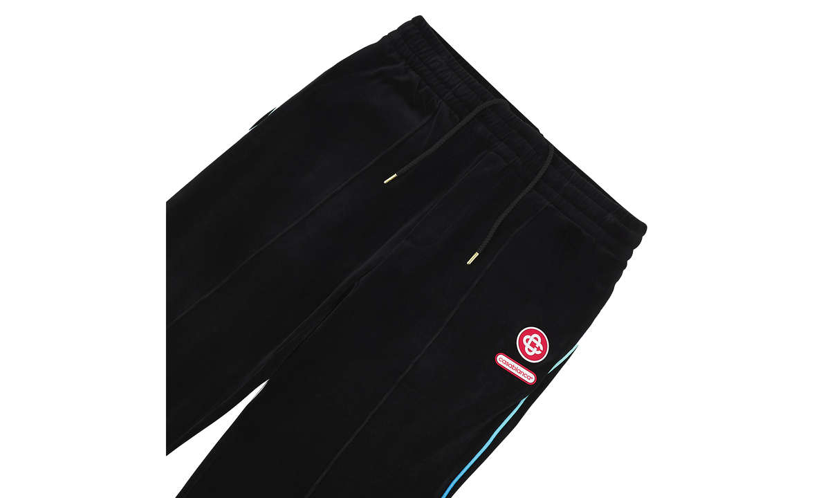 Gradient Piping Velour Track Pant "Black" AW25 JTR 300 01