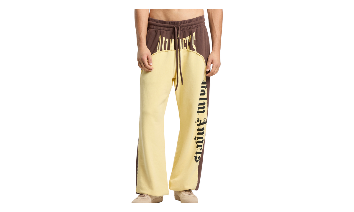 Vintage Logo Loose Sweatpants "Brown / Light Yellow" PAMCH003FL001 6019