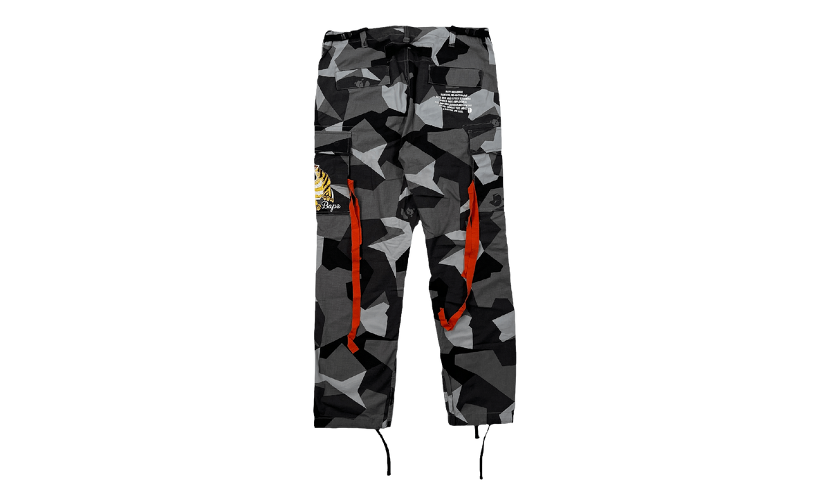 Side Tiger Patch Cargo Pants "Camo Grey" BSTCPGC