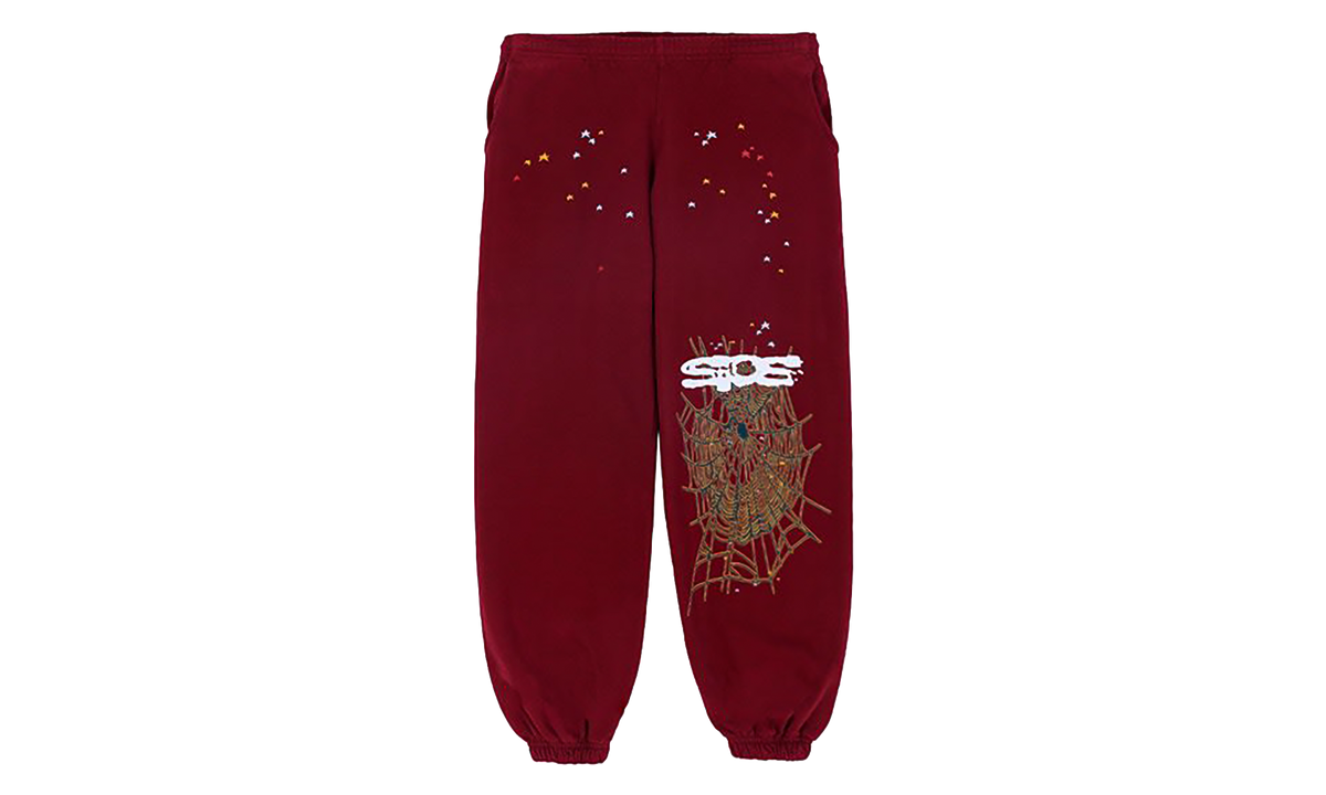 SP5DER Sweatpants "Maroon" SP5 21MARS