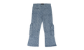 RAISED WINDOW WOVEN PANTS "INDIGO" 1120920010SS24