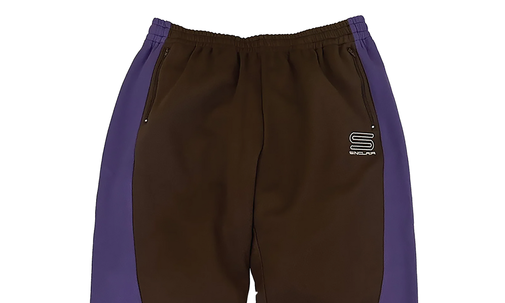 Tech Logo Track Pants "Brown / Purple" SMB65 BRN