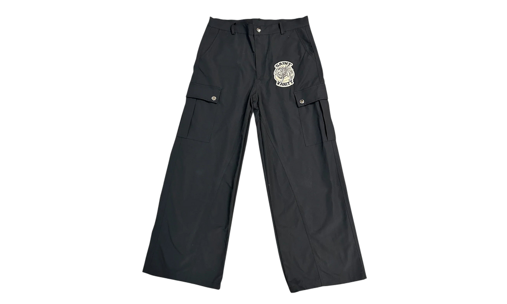 Nylon Cargo Pants "Black" SV004