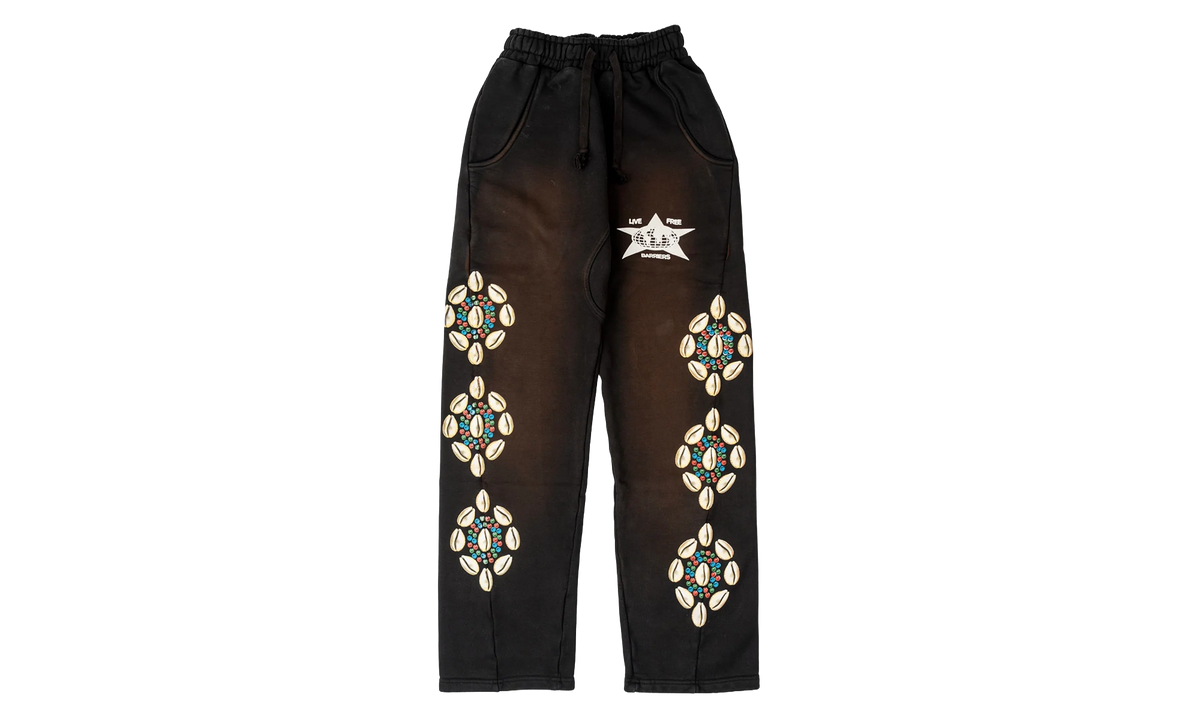 Cowrie Shell Logo Sweatpants "Sunfaded Black Multi" BAR61