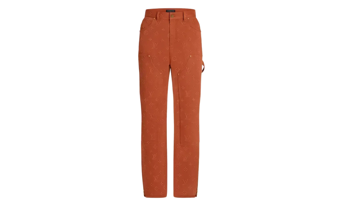 Embossed Monogram Carpenter Pants "Brown" 1A96UW