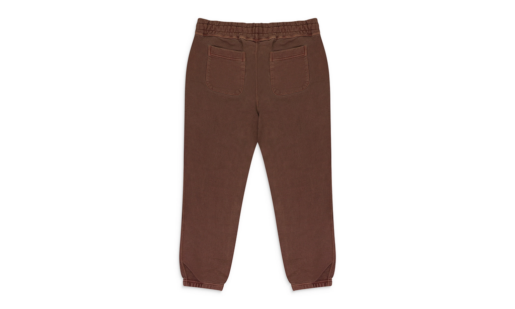 GARMENT DYED UNIFORM SWEATPANTS "BROWN" SS23CP005 SIENNA BROWN