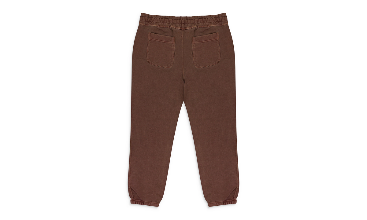 GARMENT DYED UNIFORM SWEATPANTS "BROWN" SS23CP005 SIENNA BROWN