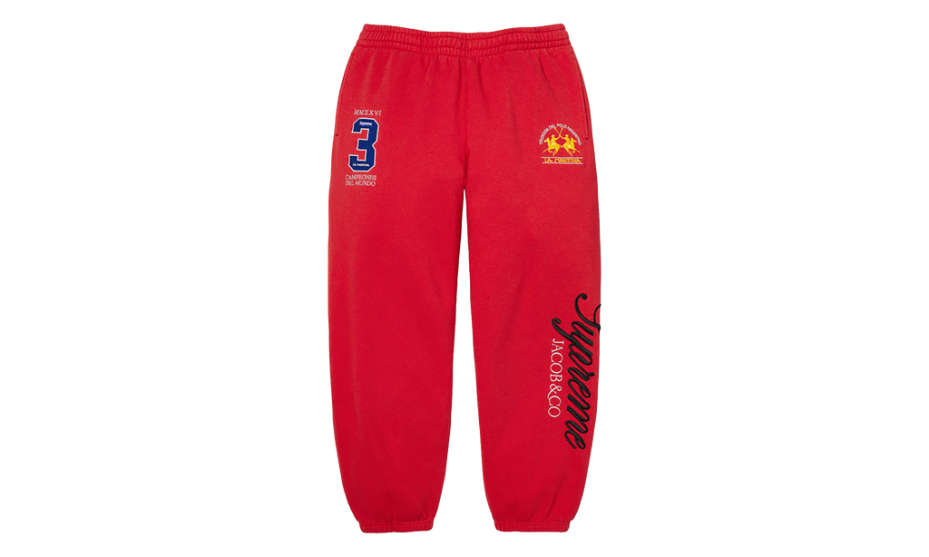 La Martina Sweatpant "SS26 - Red" SU27842