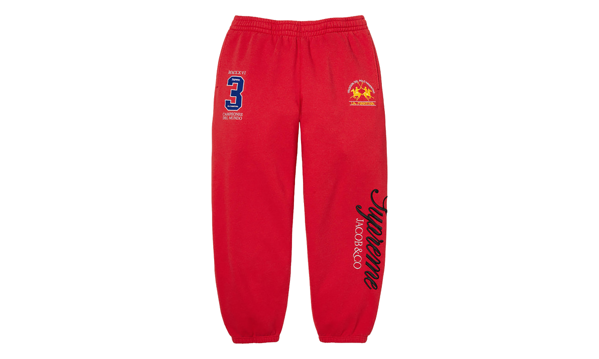 La Martina Sweatpant "SS26 - Red" SU27842