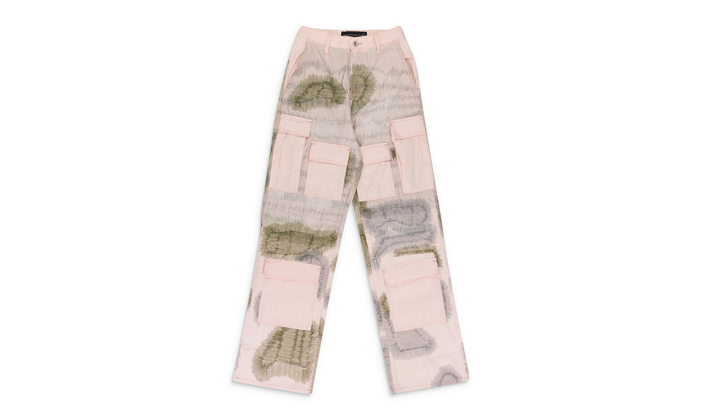 Darning Pocket Pants "Pink" 1120620015SS24