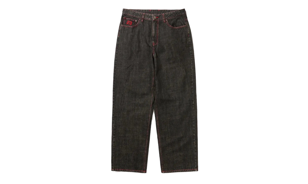 Awake x Jordan 5 Washed Denim Pants "Black Denim" IB7298-010