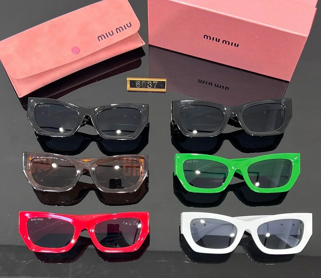 Fashion Square Cat-Eye Sunglasses 6037 – UV400 Protection Sunglasses