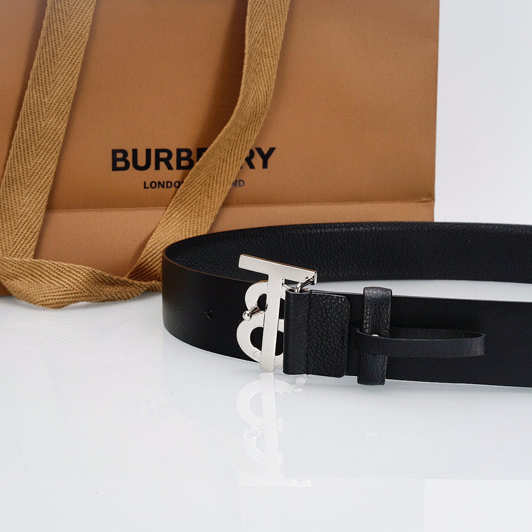 Belt with Silver Buckle – Premium Leather Belt