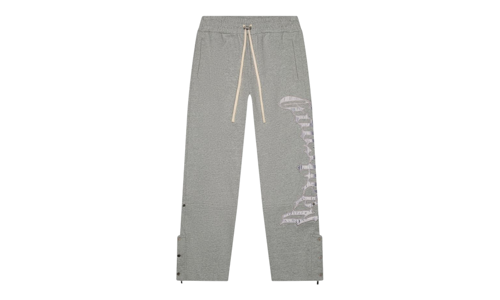 OG Logo Sweatpants V2 "Dark Grey / Silver Satin" GS065