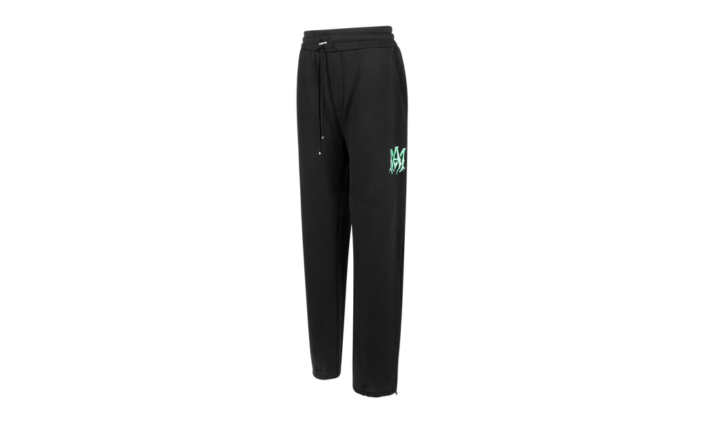 WATERCOLOR MA SWEATPANT "Black / Green" MJL021 015