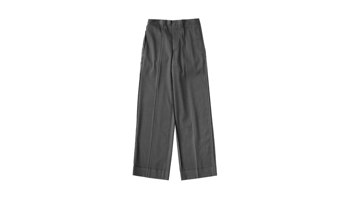Tailored Wool Pants "Dark Grey Melange" SH0KA0047S47848860M
