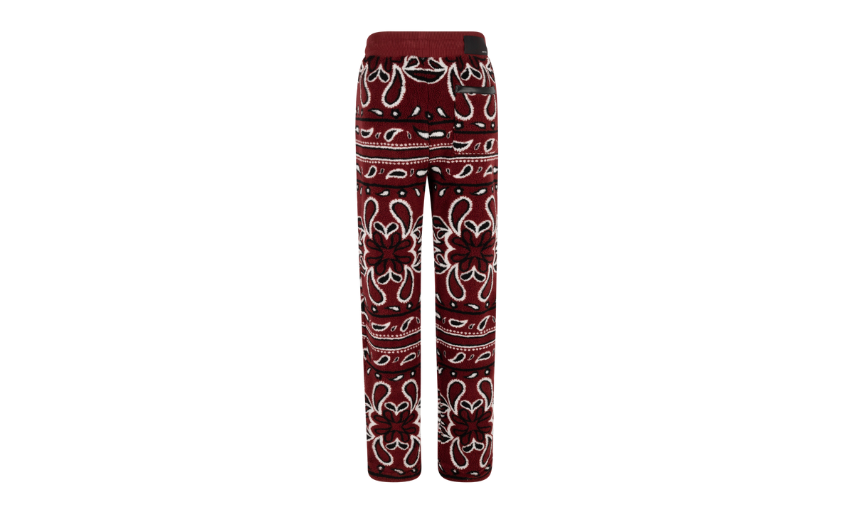 Printed Bandana Polar Fleece Pants "Red / Multi" MKP002 643