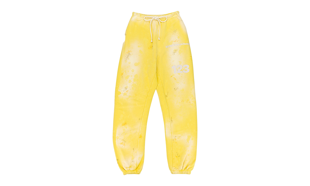 GYM BAG JOGGERS SWEATPANTS "Yellow" GYM BAG SWEATPANT YELLOW