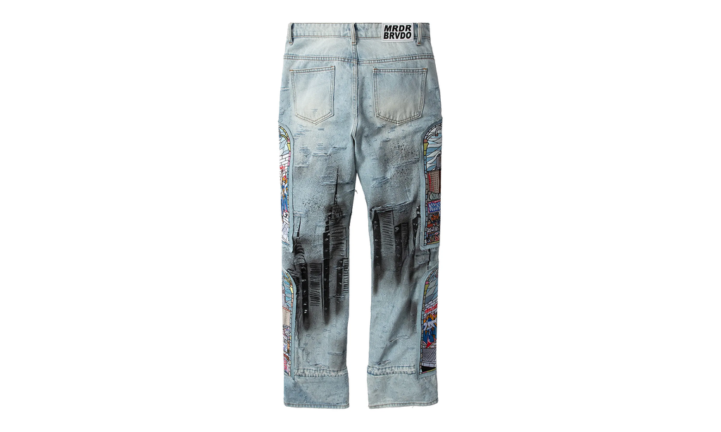Dual Patch Pocket Pant "Sky" AW23 DNM 008 SKY