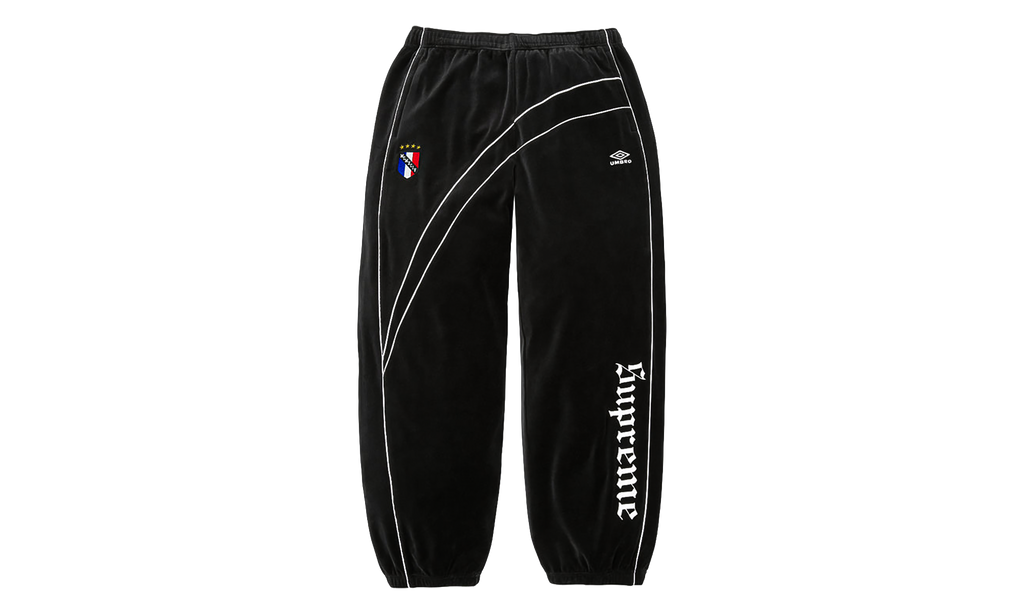 Umbro Velour Track Pants "FW26 - Black" SU28560