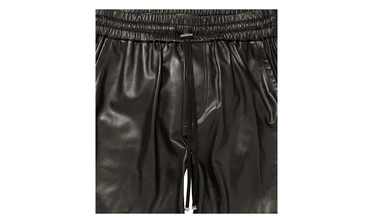 Leather Jogger Pants "Black" ALJPB