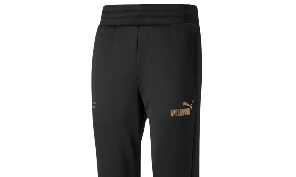 Porsche Legacy Metal Energy Race Pants "Puma Black / Gold" 536424 01