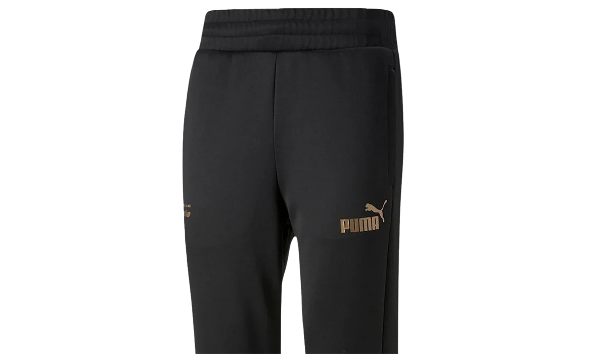 Porsche Legacy Metal Energy Race Pants "Puma Black / Gold" 536424 01