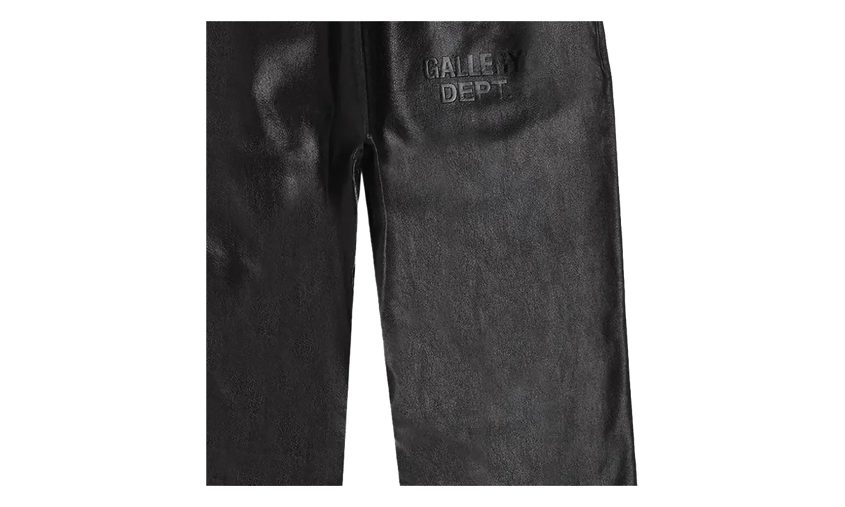 Logo Waxed Sweatpants "Black" GD326