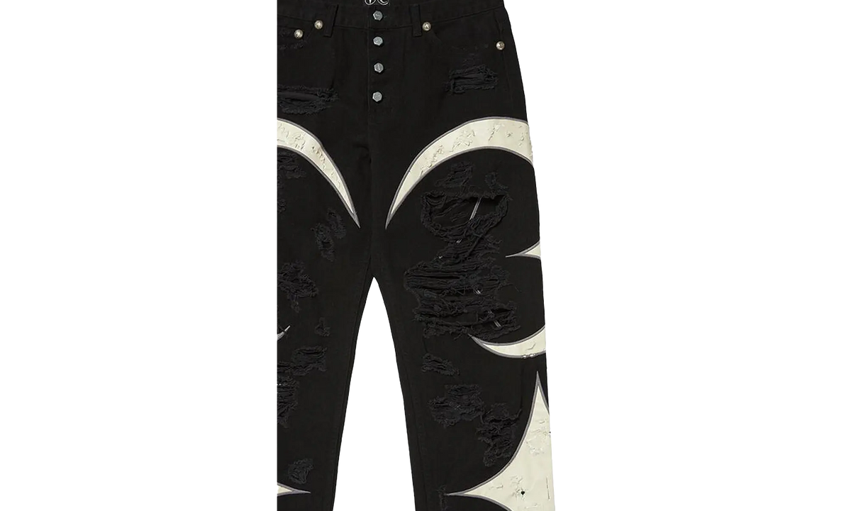 TC Leather Washing Denim Pants (War Ver.) "Black" TC24PT2101