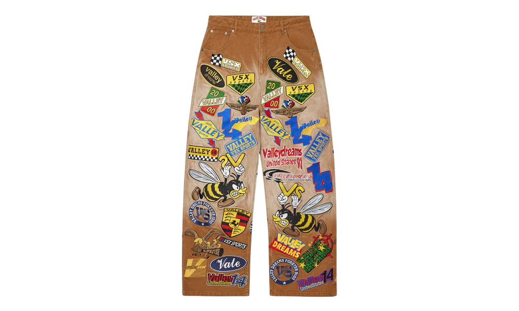 Passport Denim Pants "Tan" VAL174