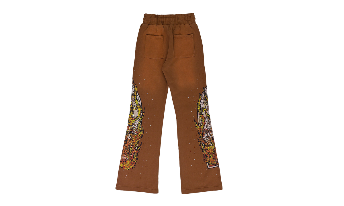 Flame Glass Sweatpants "Brown" 1120010031FS