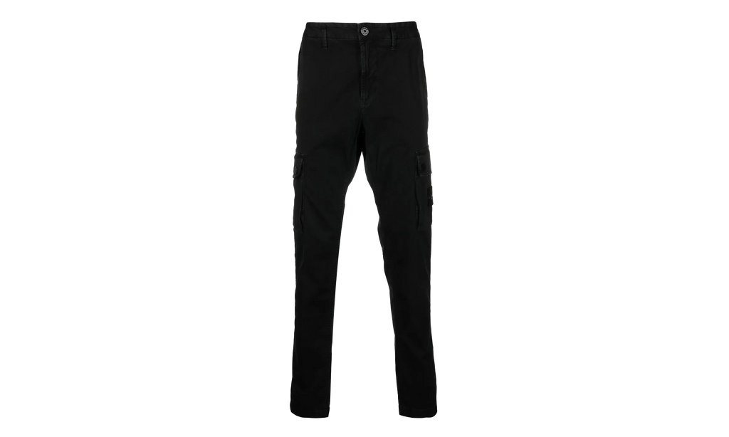 Twill Cargo Pants "Black" 7715303L1 V0129