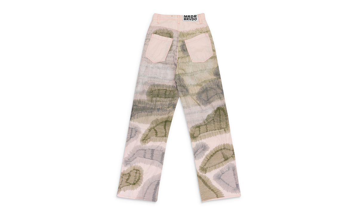 Darning Pocket Pants "Pink" 1120620015SS24
