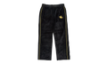 Outline Logo Velour Track Pants "Black / Yellow" SP5der323