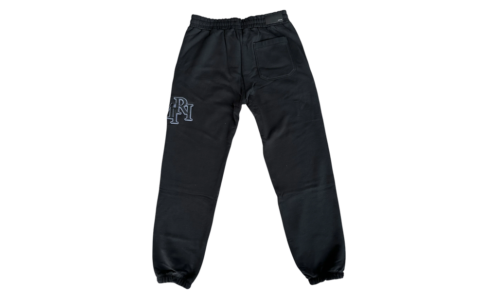 Staggered Logo Sweatpants "Black" AW23MJP005 001