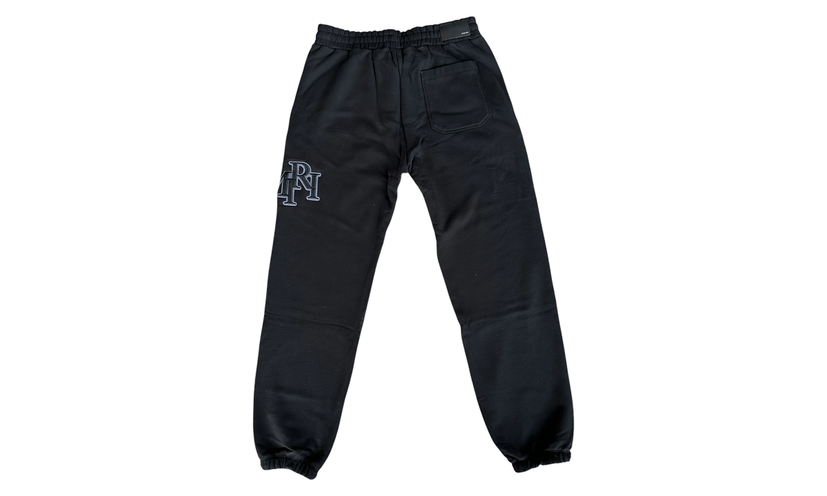 Staggered Logo Sweatpants "Black" AW23MJP005 001