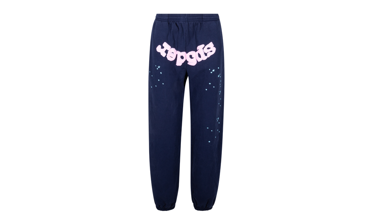 SP5DER OG WEB NAVY PINK SWEATPANTS "Navy, Pink" M01SS002OGNP